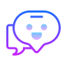 Communication bubbles icon