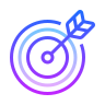 icons8-goal-96 arrow in target icon