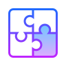 Puzzle pieces icon