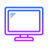 Computer monitor icon