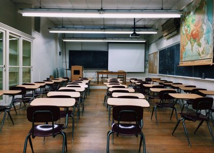 Empty school room