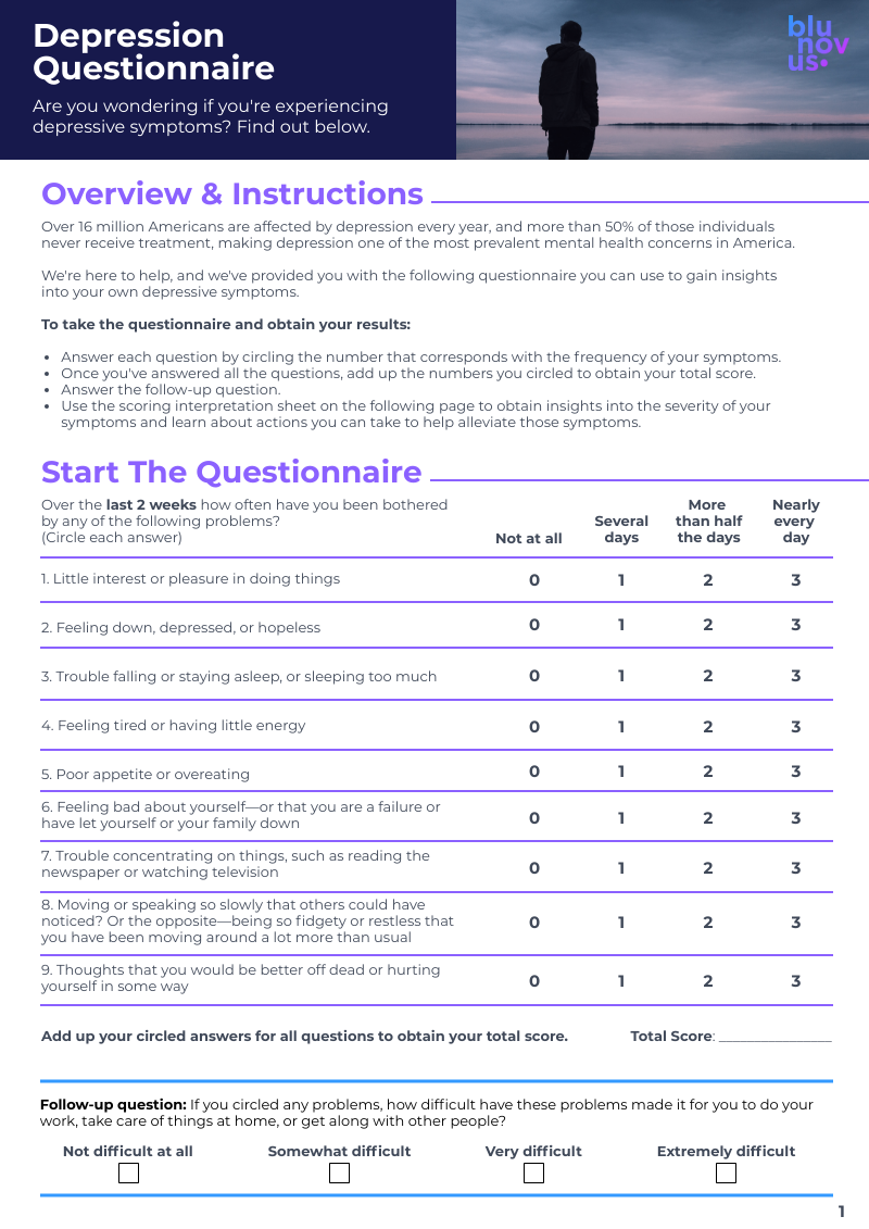 depression research questions examples